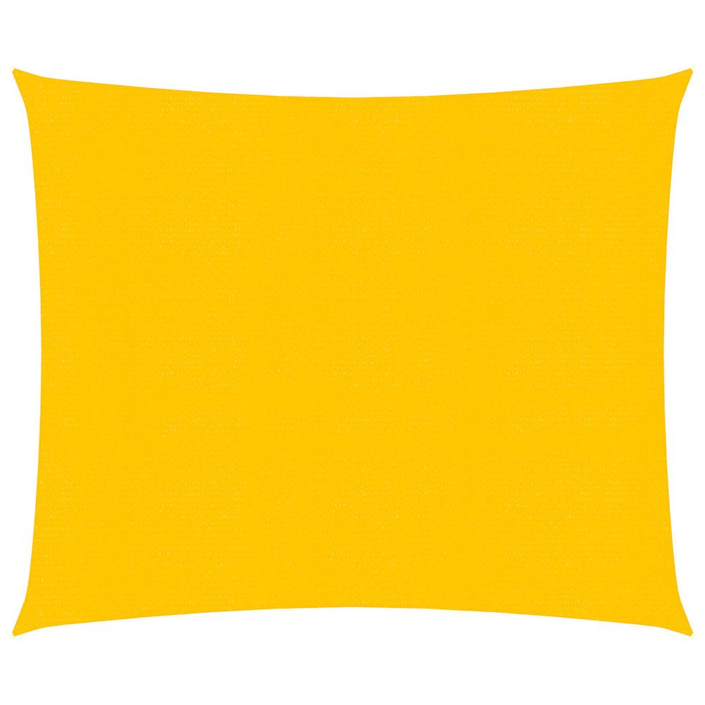 Voile d'ombrage 160 g/m² carré jaune 4x4 m pehd