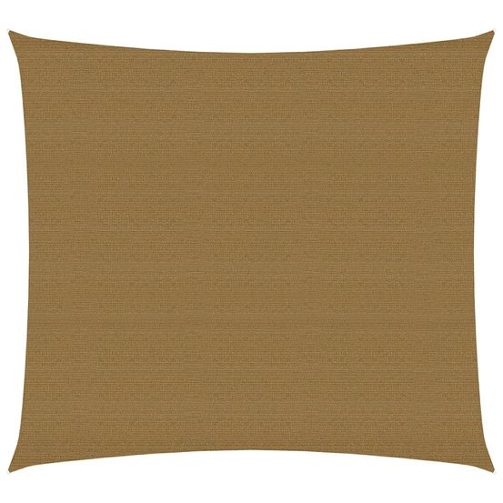 Voile d'ombrage 160 g/m² 2,5 x 3 m pehd taupe