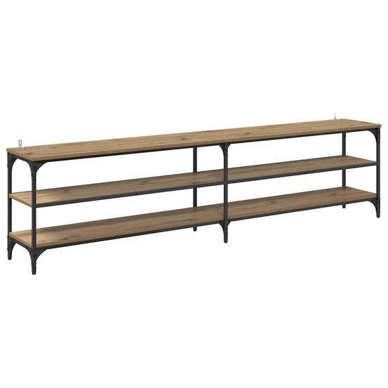 Meuble tv chêne artisanal 200 x 30 x 50 cm