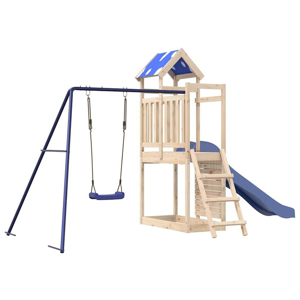 Aire de jeux d'extérieur bois de pin massif