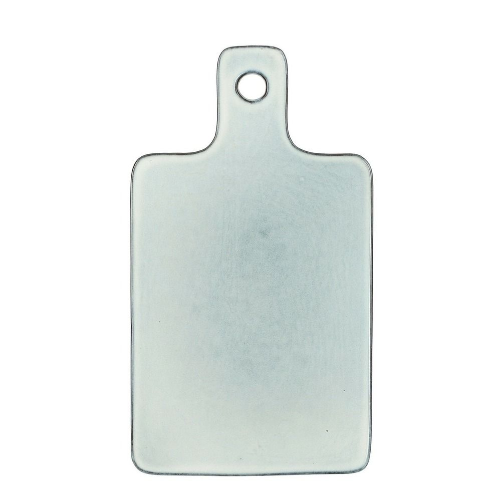 Mica decorations planche à découper racco - l40 x l22 x h2 cm - grès - gris clair