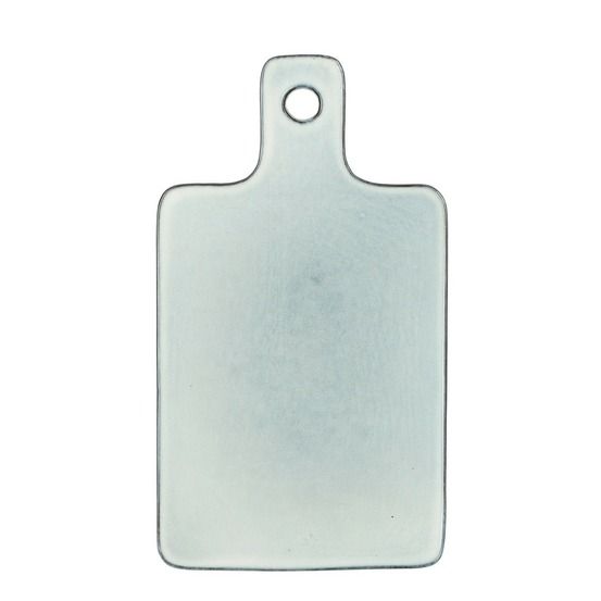 Mica decorations planche à découper racco - l40 x l22 x h2 cm - grès - gris clair