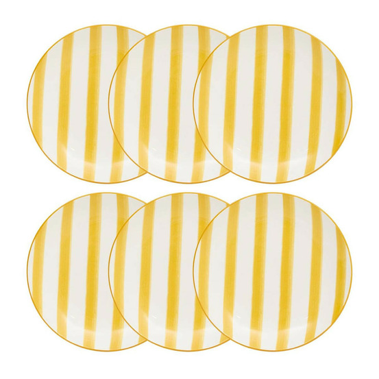Lot de 6 assiettes à dessert