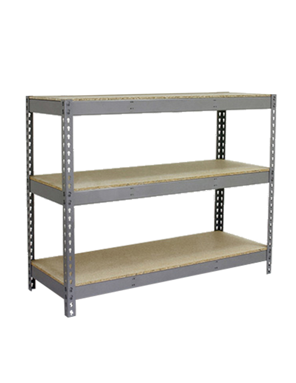 Etagère sans vis simonforte 2409-3 chipboard gris/bois gris/bois 2000x2400x900 - simonrack