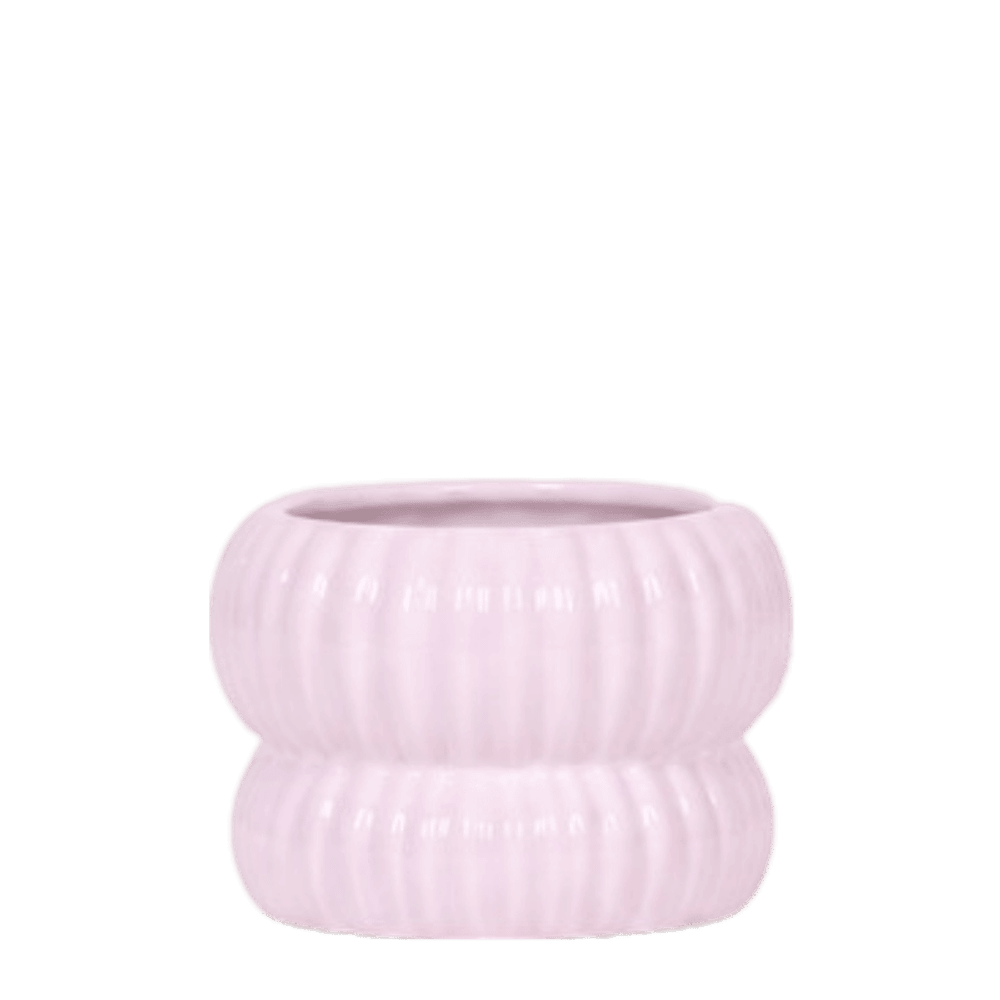 Cache-pot horizon rose clair - ø6 cm