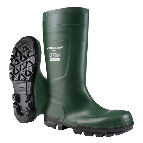 Botte de sécurité work it pvc nitrile vert pointure 47 coverguard 9dwkt80047