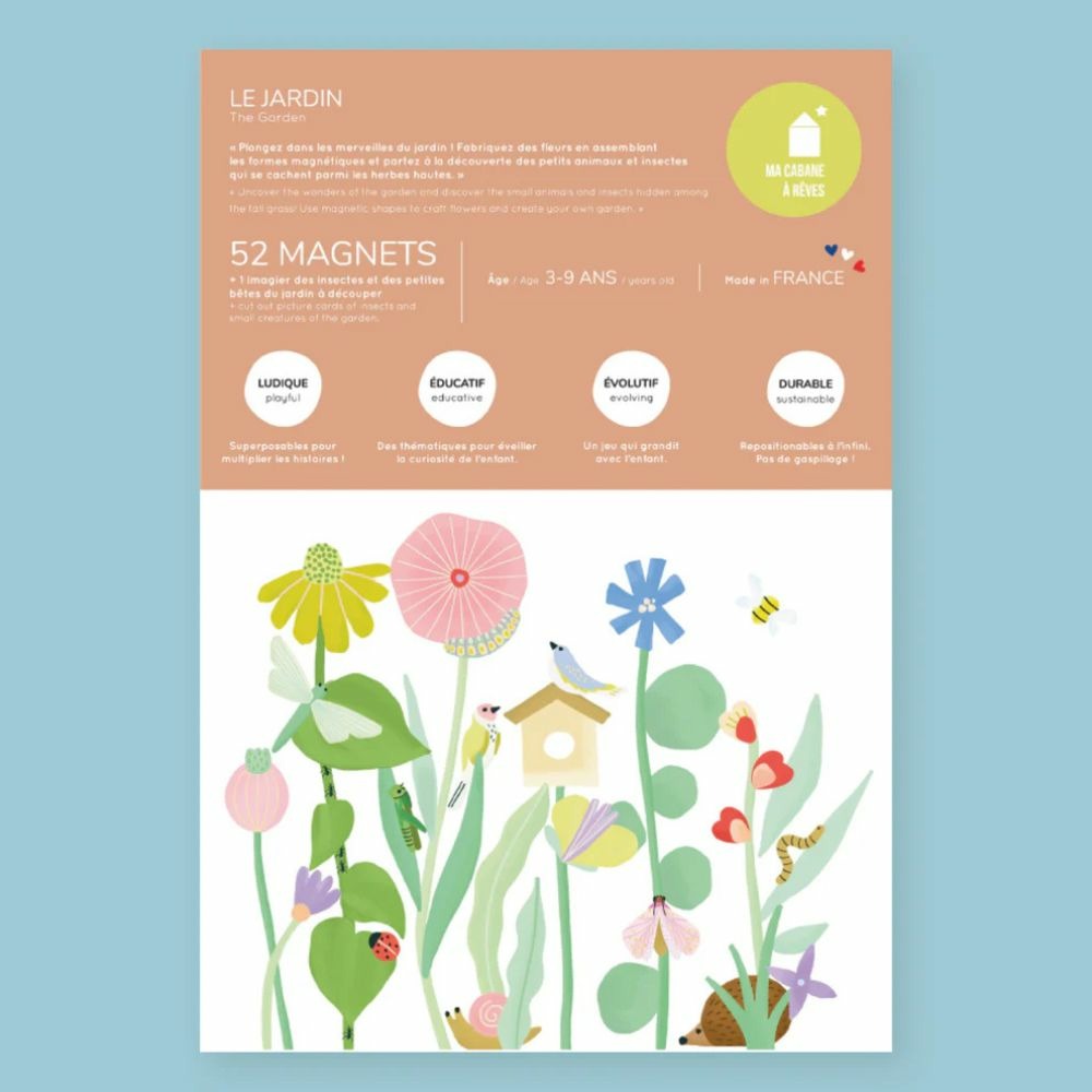 Jeu magnétique le jardin