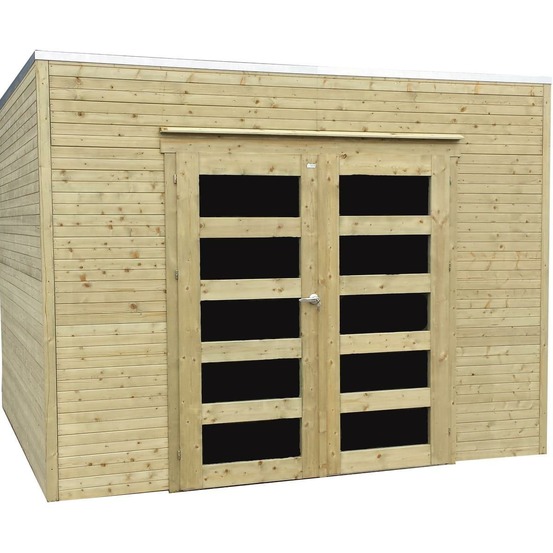 Abri de jardin en bois traité autoclave bari 8 m²