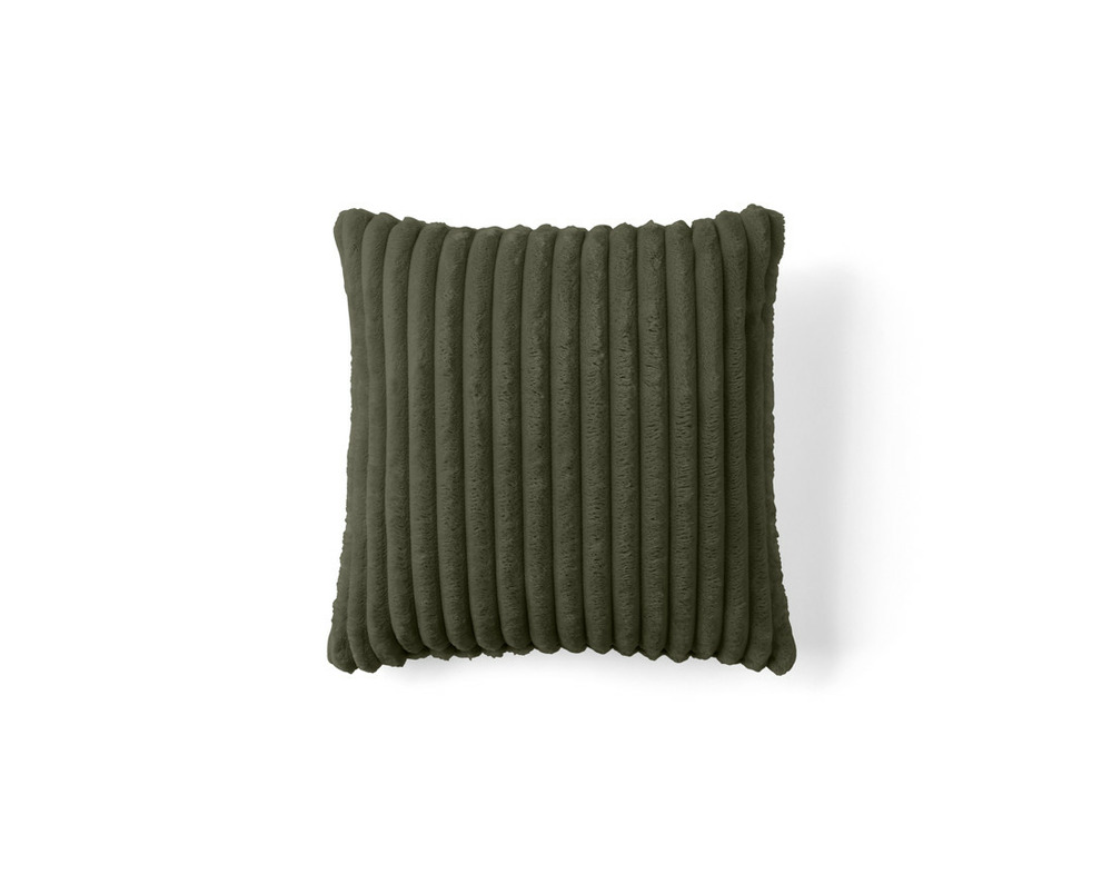 Garance - coussin - en velours côtelé grosses côtes - 40x40 cm