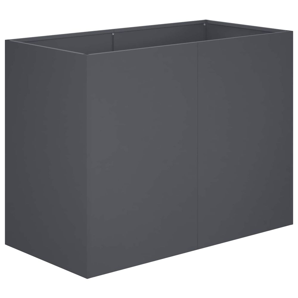 Cache-pot de jardin anthracite 80 x 40 x 60 cm