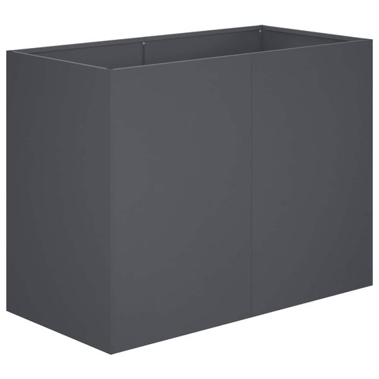 Cache-pot de jardin anthracite 80 x 40 x 60 cm