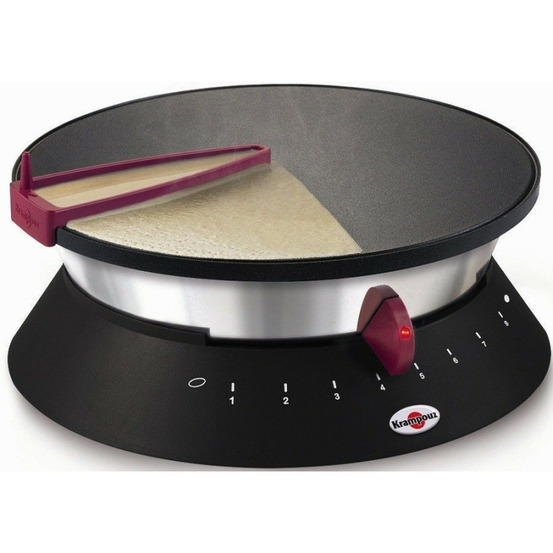 Krampouz diabolo cebpf2bo - crêpière - 1250 w - noir