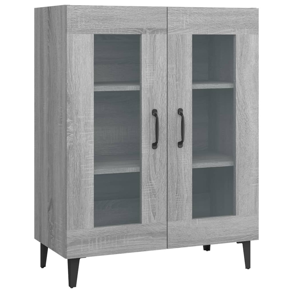 Buffet bahut commode armoire meuble de rangement organisateur cuisine salle de séjour salon sonoma 69,5 x 34 x 90 cm bois d'i