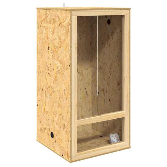 Terrarium marron 50 x 50 x 100 cm osb