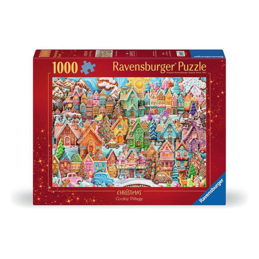 Puzzle 1000p noël au village des cookies