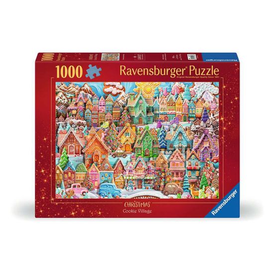 Puzzle 1000p noël au village des cookies