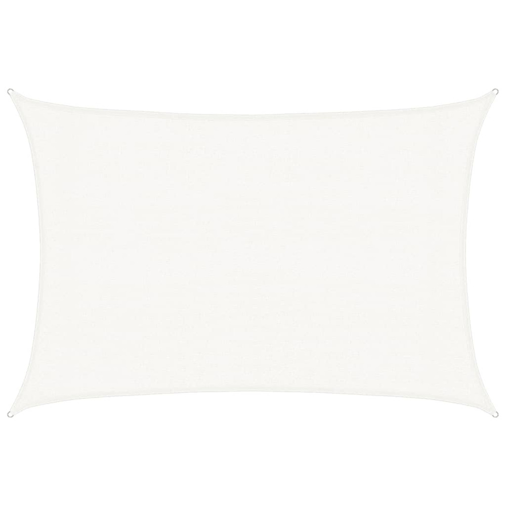 Voile d'ombrage 160 g/m² blanc 3x4,5 m pehd
