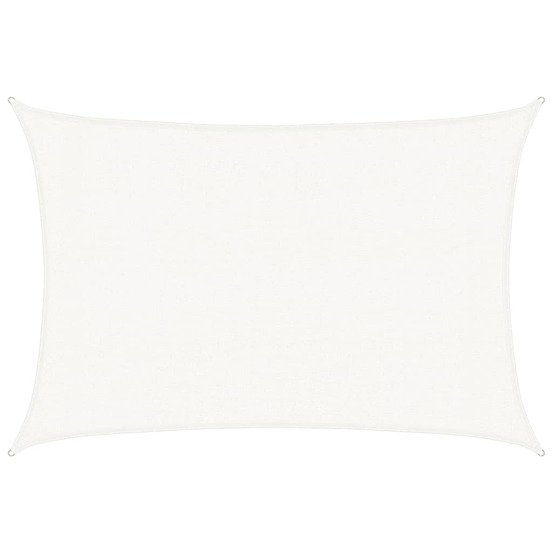 Voile d'ombrage 160 g/m² blanc 3x4,5 m pehd