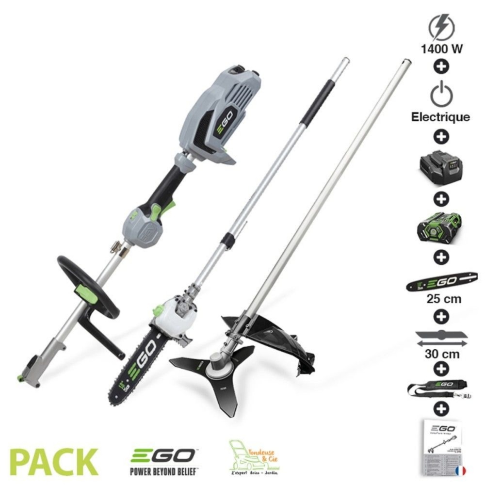 Pack entretien espaces verts à batterie tout inclus egopower 56 volts