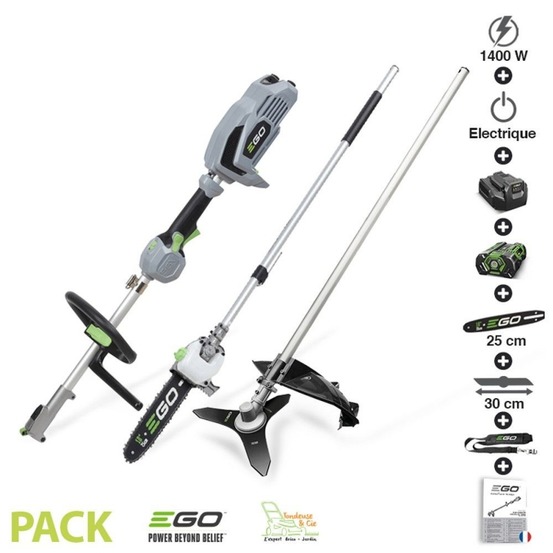 Pack entretien espaces verts à batterie tout inclus egopower 56 volts