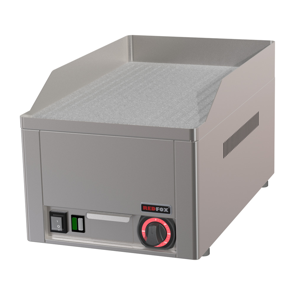 Plaque de cuisson 32x48 électrique chrome durable nervurée top 230 v ftrc 30 e - redfox