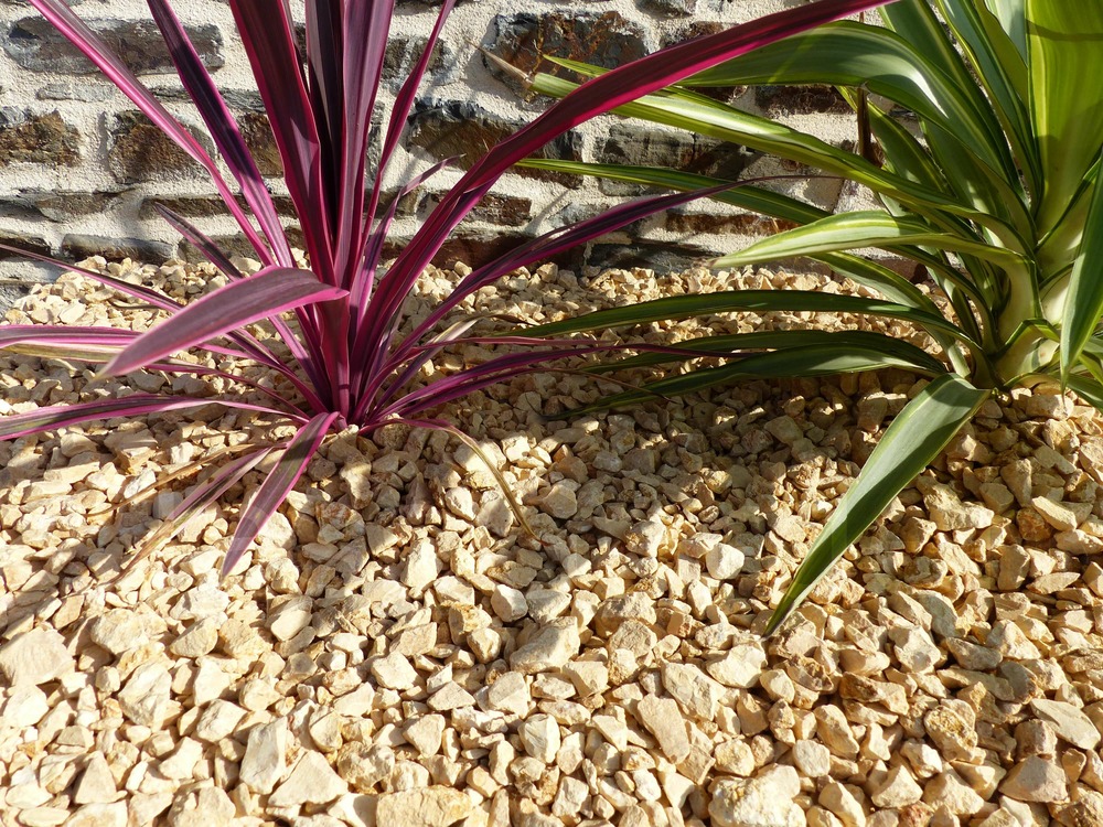 Gravier jaune doux 10-20 pack de 20 m² - 40 sacs - 800 kg