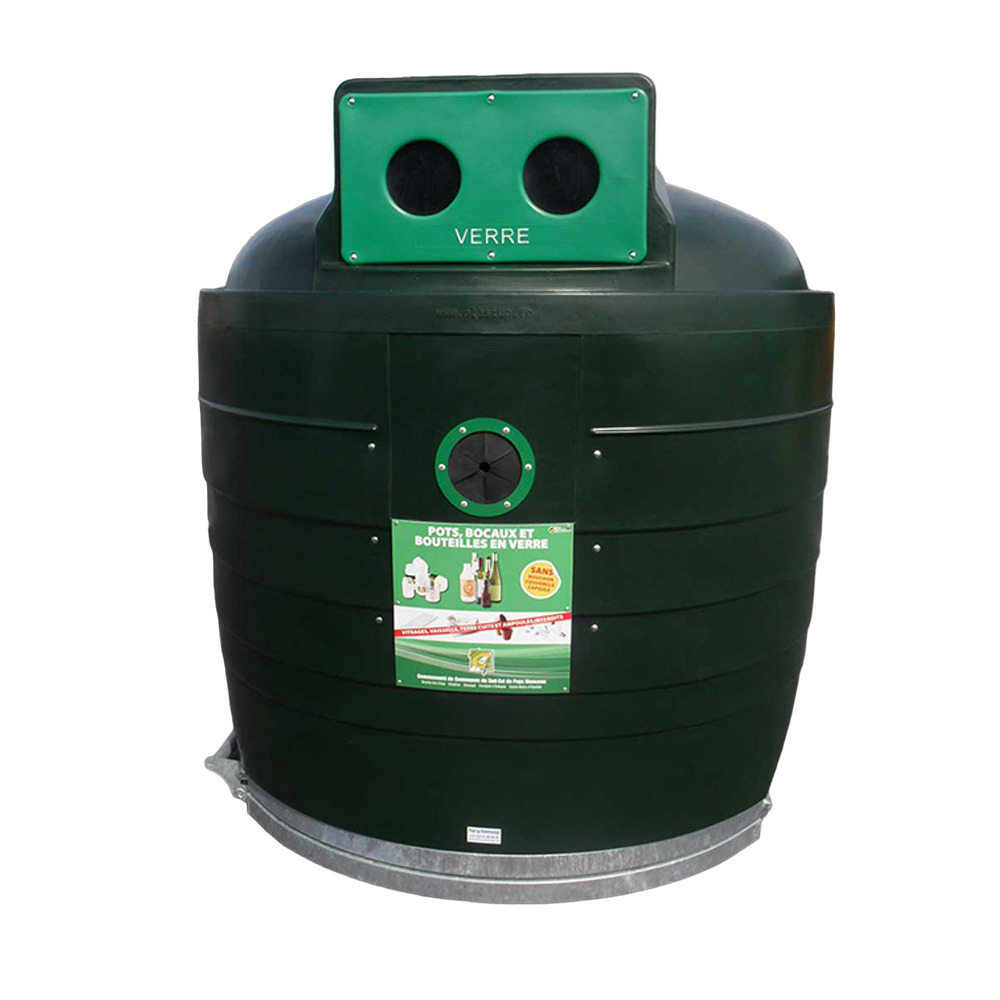 Colonne aérienne d'apport volontaire 4m3 kinshofer pehd valory