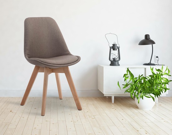 Chaise visiteur borneo v2 natura tissu