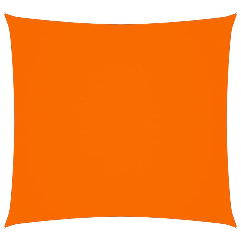 Voile de parasol tissu oxford carré 4,5x4,5 m orange