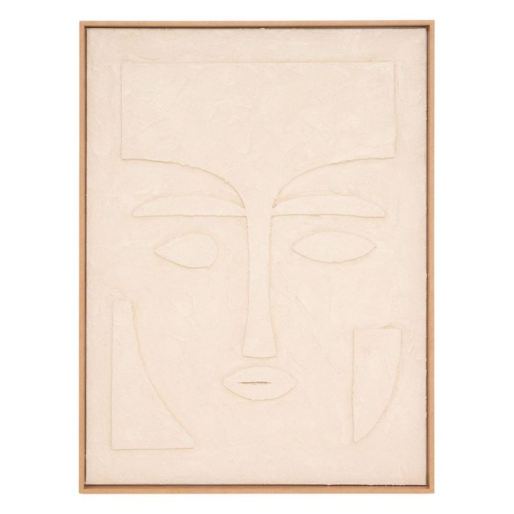 Toile 3d nyer rectangulaire 60x80cm beige