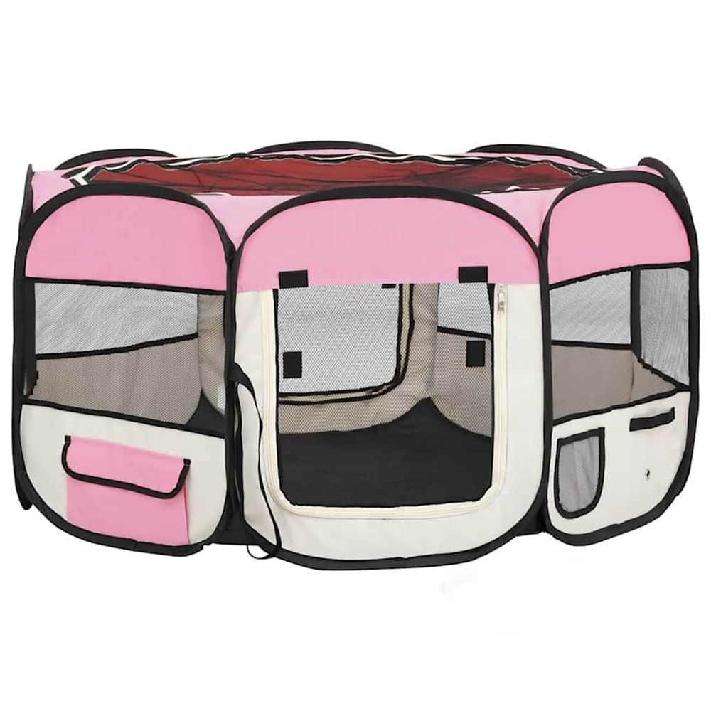 Parc pliable pour chien avec sac de