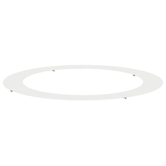 Adapté pour anneau d'arbre plat blanc ø90 / 120 cm acier