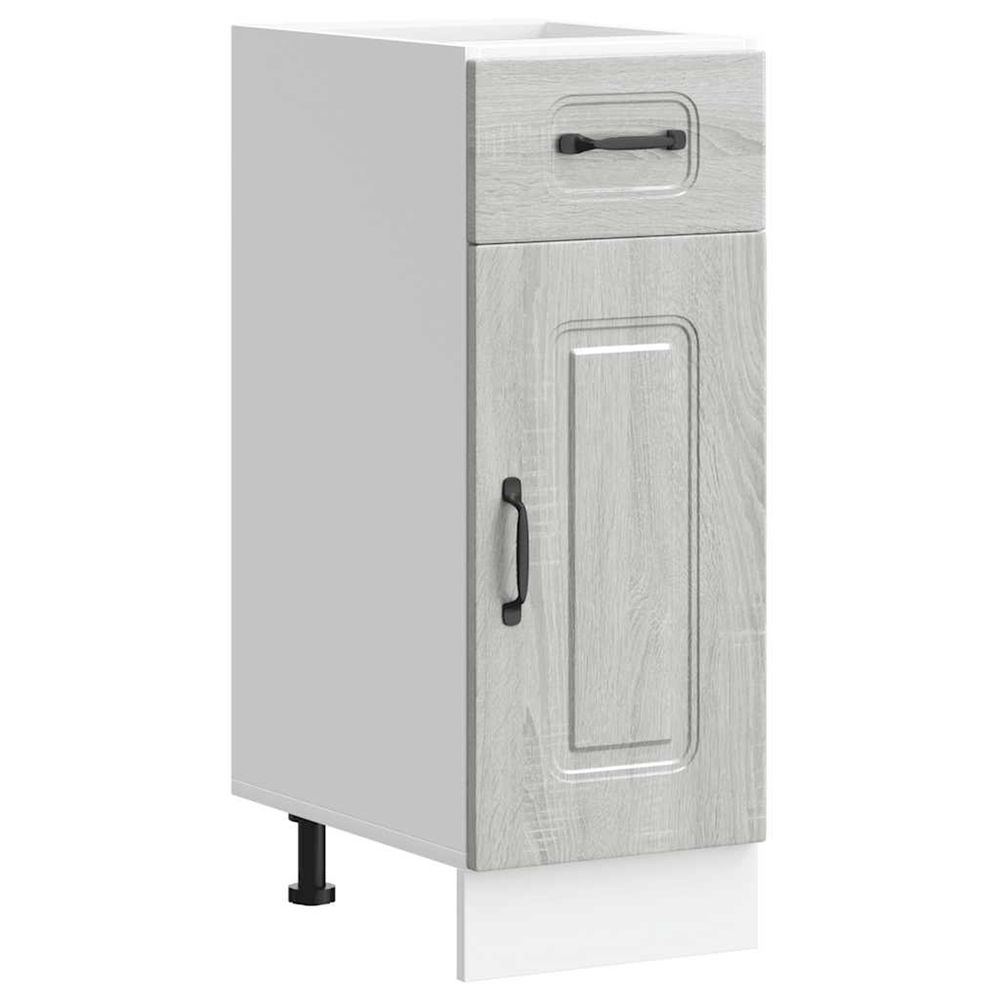 Armoire de cuisine kalmar sonoma gris bois d'ingénierie