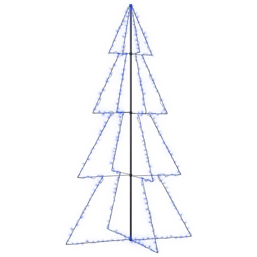 Arbre de noël cône 360 led d'intérieur/d'extérieur 143x250 cm