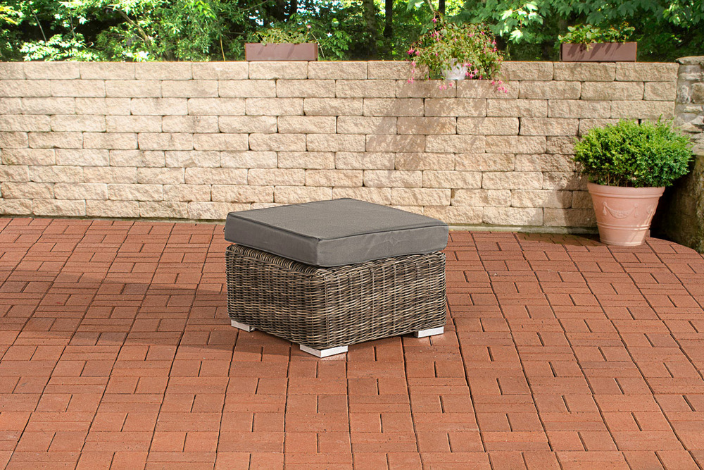 Tabouret bilbao / madère gris fer