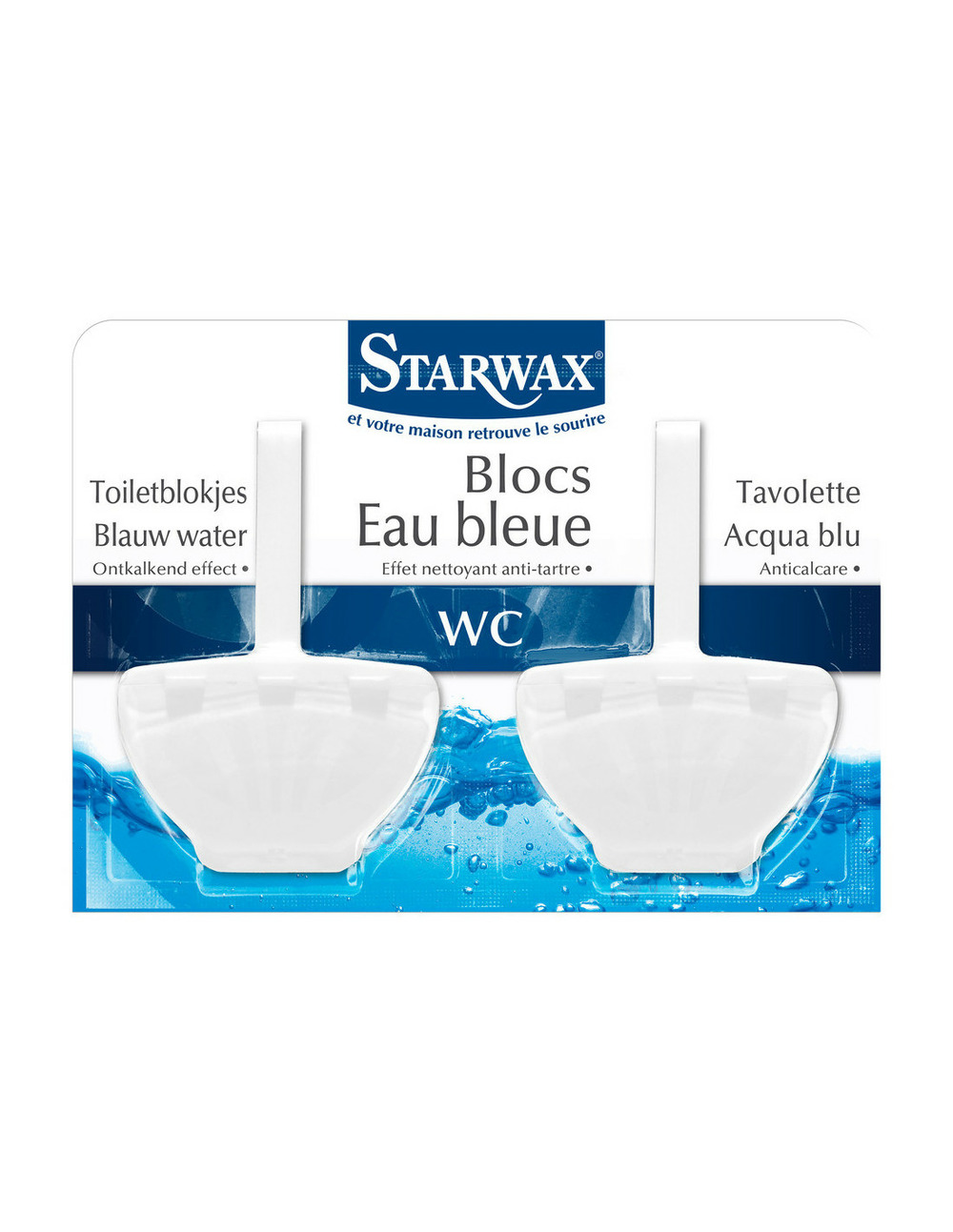 Bloc cuvettes wc 40g x2 - starwax