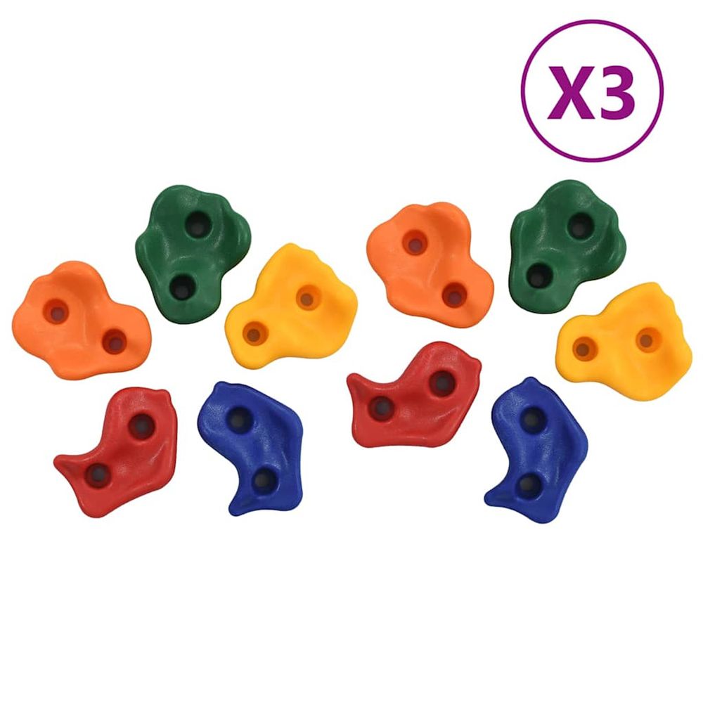 Pierres d'escalade 30 pcs pe multicolore