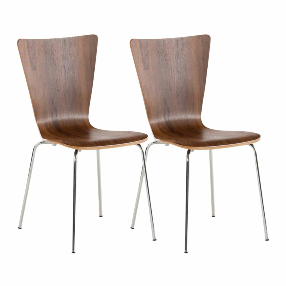 Lot de 2 chaises visiteurs aaron