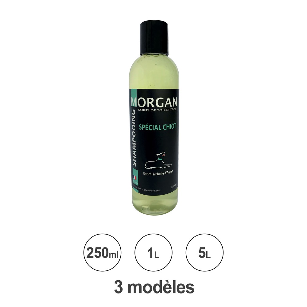 Shampoing chiot à l'huile d'argan morgan : 250ml