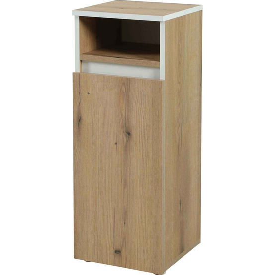 Meuble pour aquarium colonne 35 x 35 cm blanc