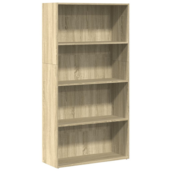 Bibliothèque chêne sonoma 80x30x152 cm bois d'ingénierie