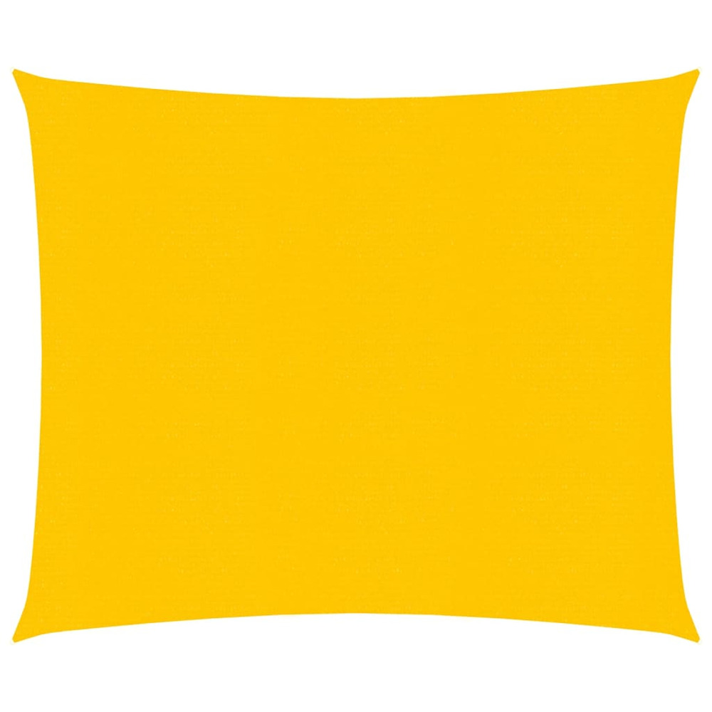 Voile d'ombrage 160 g/m² carré jaune 4x4 m pehd