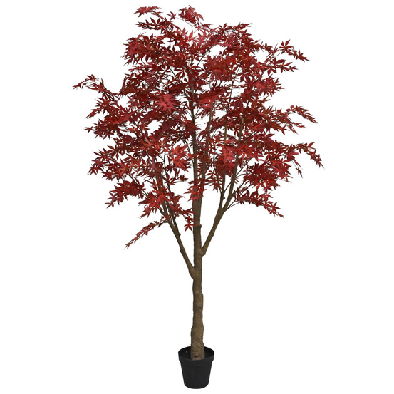 Acer arbre artificiel de 280 cm burgundy