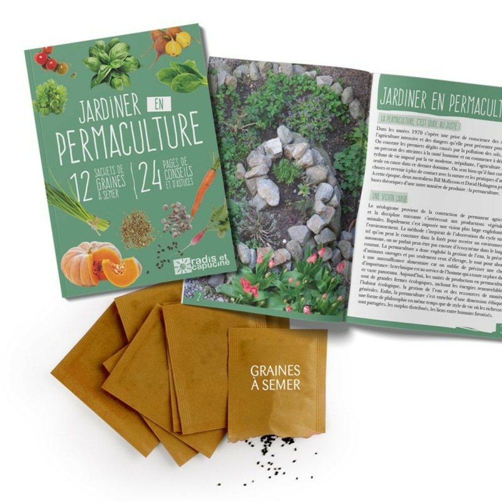 Coffret de graines jardiner en permaculture (12 variétés) Truffaut