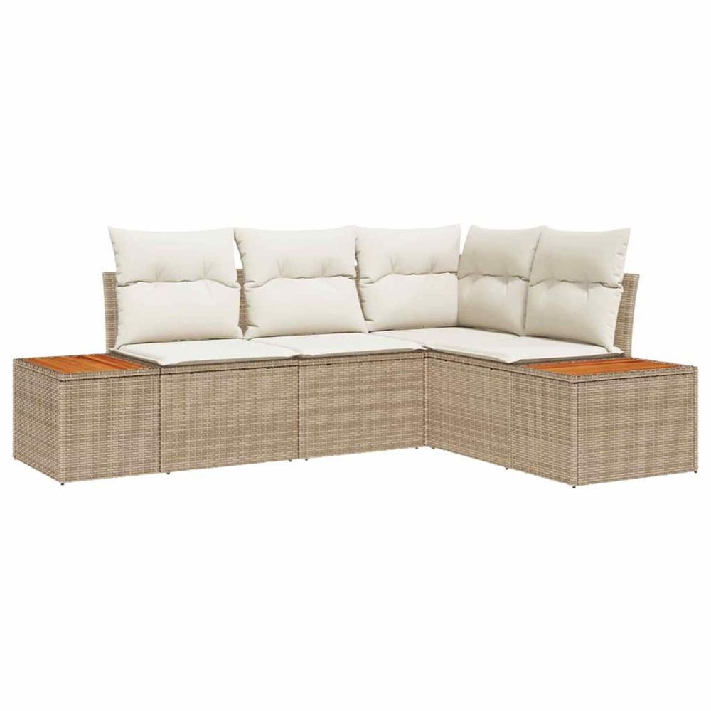Ensemble de canapé de jardin 4 pc 4-nombre de places