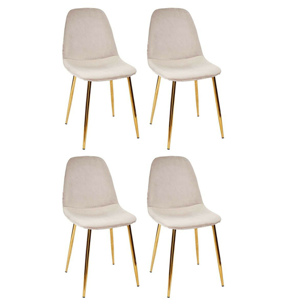 Lot de 4 chaises design 