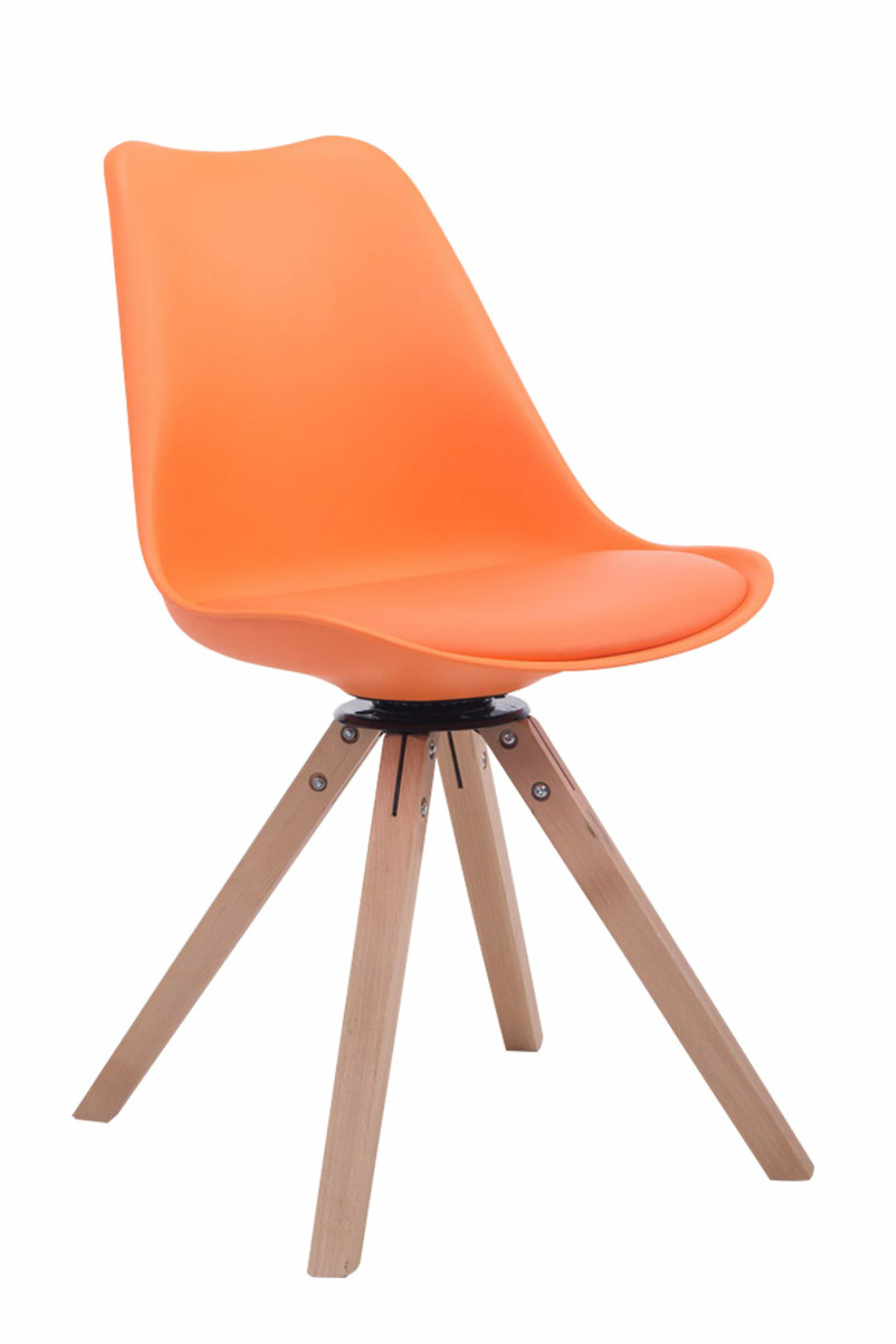 Chaise visiteur troyes pivotante natura square