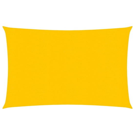 Voile d'ombrage 160 g/m² jaune 2,5 x 3,5 m pehd