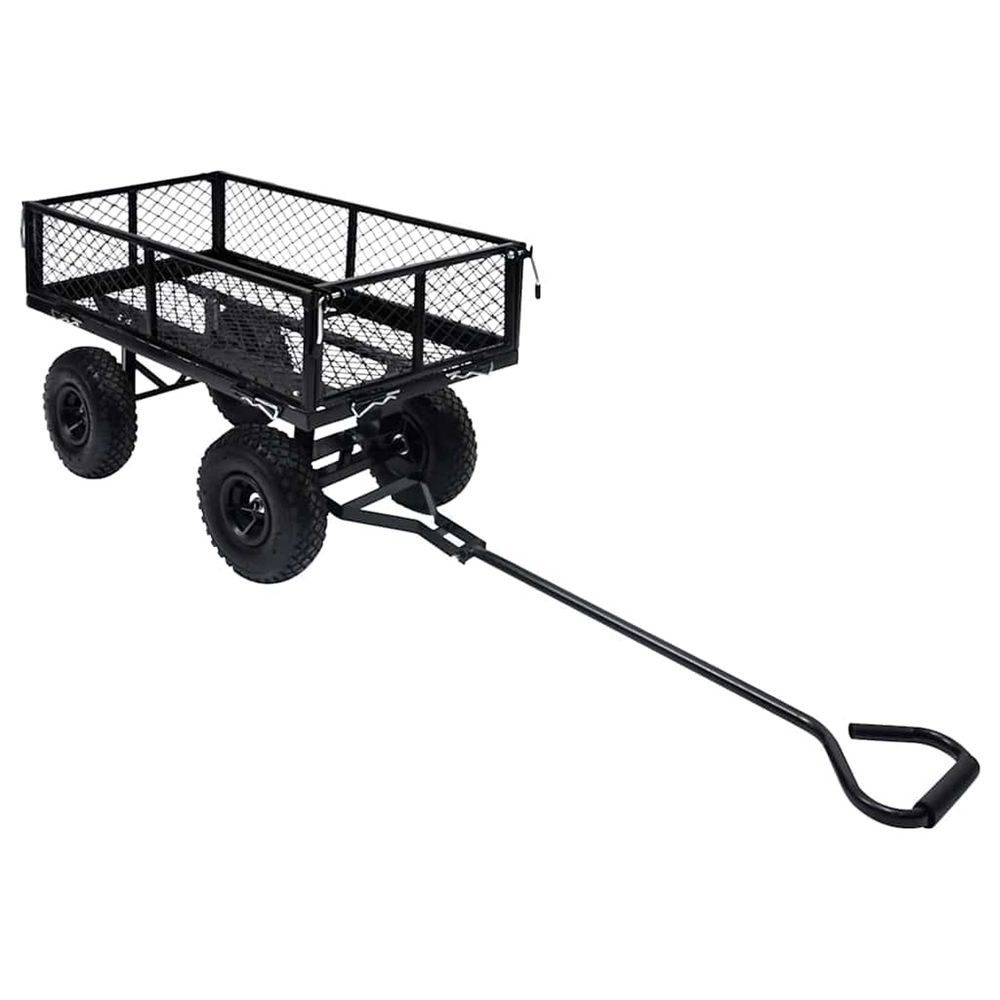 Chariot à main de jardin noir 250 kg