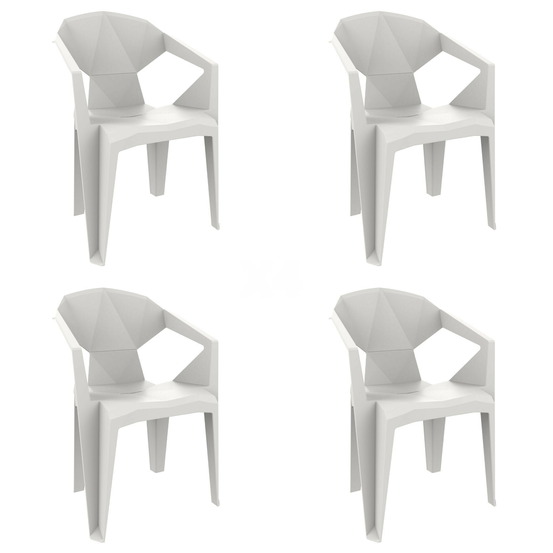 Fauteuil intérieur extérieur delta set de 4 - resol